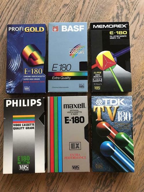 Videocassettes 180 en 240, Cd's en Dvd's, VHS | Film, Gebruikt, Ophalen