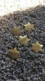 5 étoiles de shériff neuves avec épingle
