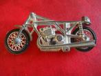 Moto miniature argentée. " Vintage". N 4., Collections, Enlèvement ou Envoi, Utilisé