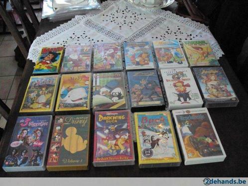 mooie collectie kinder tekenfilms op video, Cd's en Dvd's, Dvd's | Kinderen en Jeugd, Film, Ophalen