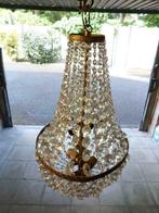 Lustre en cristal mongolfière, Maison & Meubles, Enlèvement ou Envoi, Utilisé, Ancien