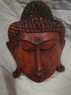 masque bouddha 30 cm en bois de suar, Huis en Inrichting, Nieuw, Ophalen of Verzenden