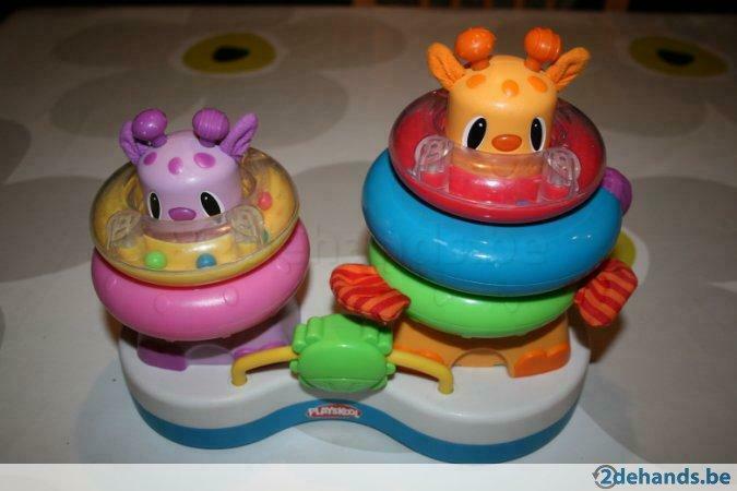 Playskool, giraffen met ringen, Kinderen en Baby's, Speelgoed | Educatief en Creatief, Gebruikt, Ophalen of Verzenden