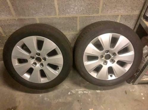 4 originele 17 inch Audi A5 (5x112) lichtmetalen velgen, Auto-onderdelen, Banden en Velgen, Velg(en), Zomerbanden, 17 inch, 225 mm