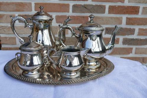 Lot  Verzilverde voorwerpen verzilverd koffieservies, Doe-het-zelf en Bouw, Metalen, Koper of Messing, Ophalen of Verzenden