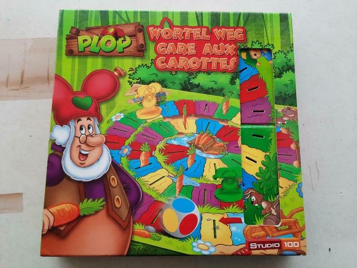 Plopspel wortelweg, Hobby en Vrije tijd, Gezelschapsspellen | Bordspellen, Gebruikt, Drie of vier spelers, Ophalen