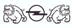 OPEL buldog raamsticker, Ophalen of Verzenden