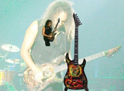 Gitaar ESP -EYE- KIRK HAMMETT - Metallica -, Verzamelen, Muziek, Artiesten en Beroemdheden, Nieuw, Instrument of Accessoires, Ophalen of Verzenden
