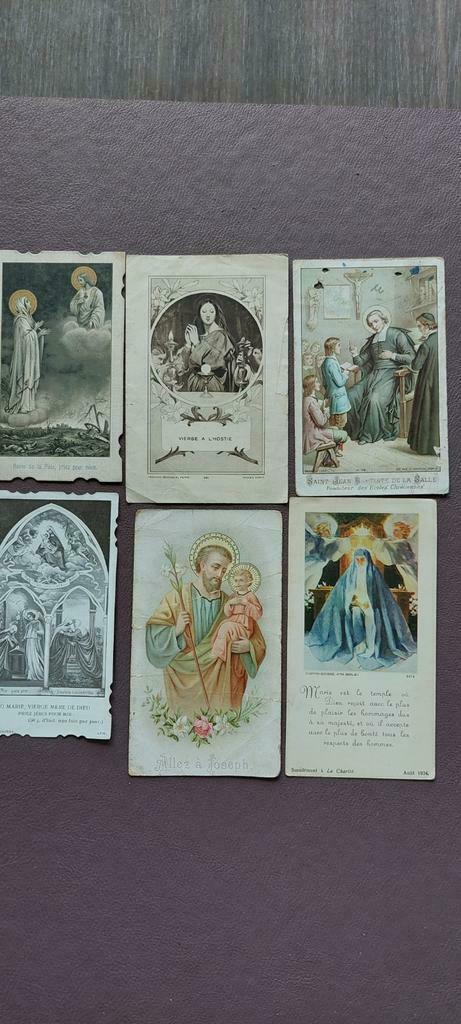 Joli lot de 100 anciennes cartes de prière., Collections, Images pieuses & Faire-part, Enlèvement ou Envoi