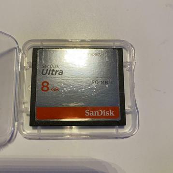 SanDisk Ultra CF 8GB beschikbaar voor biedingen