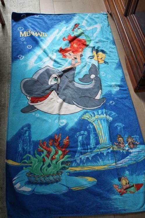 Drap de bain ou de plage Disney - La petite Sirène., Maison & Meubles, Salle de bain | Linge de bain & Accessoires, Utilisé, Serviette