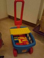 Abrick bouwblokken met trolley, Kinderen en Baby's, Speelgoed | Bouwstenen, Ophalen of Verzenden, Abrick, Zo goed als nieuw