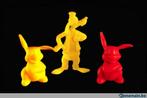3 figurines Walt Disney Dingo + lapin Panpan firme Linde, Collections, Enlèvement, Utilisé