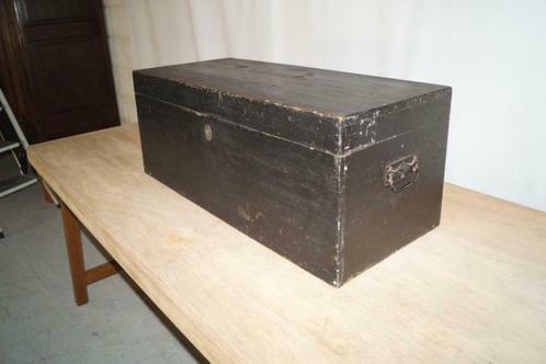Smalle antiek houten kist L 77 D 33 H 31, Huis en Inrichting, Woonaccessoires | Kisten, Gebruikt, Overige houtsoorten, Ophalen of Verzenden