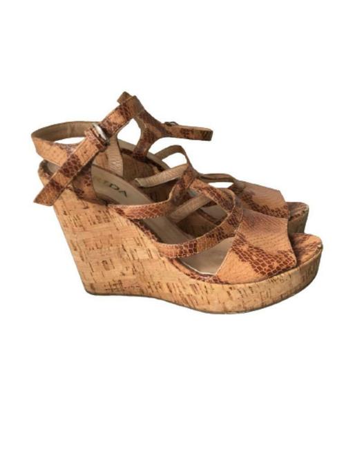 Sandales hautes Frida - 38, Vêtements | Femmes, Chaussures, Comme neuf, Chaussures à haut talons, Brun, Envoi