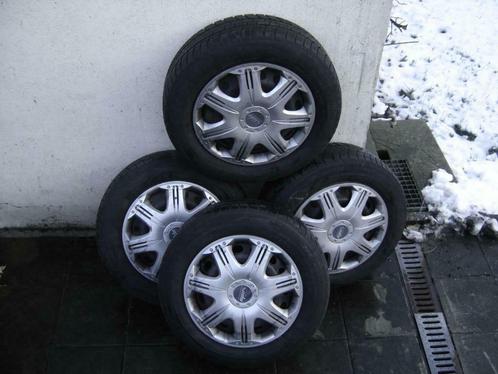 4Jantes-tôle5/112+pneus hiverAudi A6etautres205/60/16, Auto-onderdelen, Banden en Velgen, Velg(en), Winterbanden, 16 inch, 205 mm