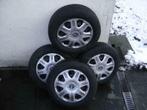 4Jantes-tôle5/112+pneus hiverAudi A6etautres205/60/16, Ophalen, Gebruikt, Velg(en), 16 inch