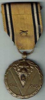 Belgische militaire Herinneringsmedaille 1940-1945, Verzamelen, Verzenden