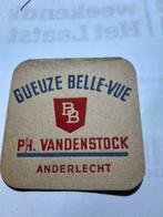 oude bierkaartje: Gueuze Belle-vue PH Vandenstock, Verzamelen, Ophalen of Verzenden