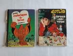 Trucs-En-Vrac en Rubrique-à-Brac strips van Gotlib '77 & '78, Gelezen, Gotlib, Ophalen of Verzenden, Meerdere stripboeken