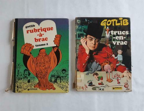 Trucs-En-Vrac en Rubrique-à-Brac strips van Gotlib '77 & '78, Boeken, Stripverhalen, Gelezen, Meerdere stripboeken, Ophalen of Verzenden