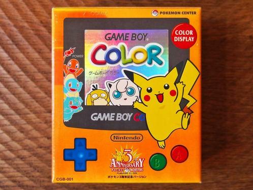Pokemon Center Gameboy Color 3rd Anniversary Limited Edition, Games en Spelcomputers, Spelcomputers | Nintendo Game Boy, Gebruikt