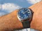 Vintage Edox Delfin 1970's nagezien + box, Antiek en Kunst, Antiek | Klokken, Ophalen of Verzenden