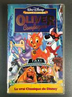 VHS Oliver & compagnie, CD & DVD, Tous les âges, Utilisé, Enlèvement ou Envoi, Dessins animés et Film d'animation