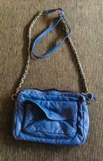 handtas in zacht leder Nieuw!, Ophalen, Nieuw, Blauw, Handtas
