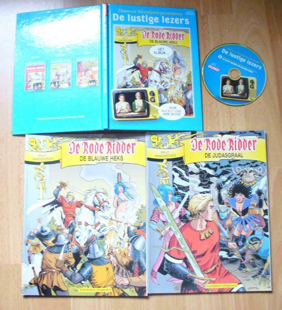 LOT 3x DE RODE RIDDER NRS 208, 209 + KLEINE HARDCOVER + CD, Ophalen of Verzenden, Zo goed als nieuw, Meerdere stripboeken, Lodewijk en Claus