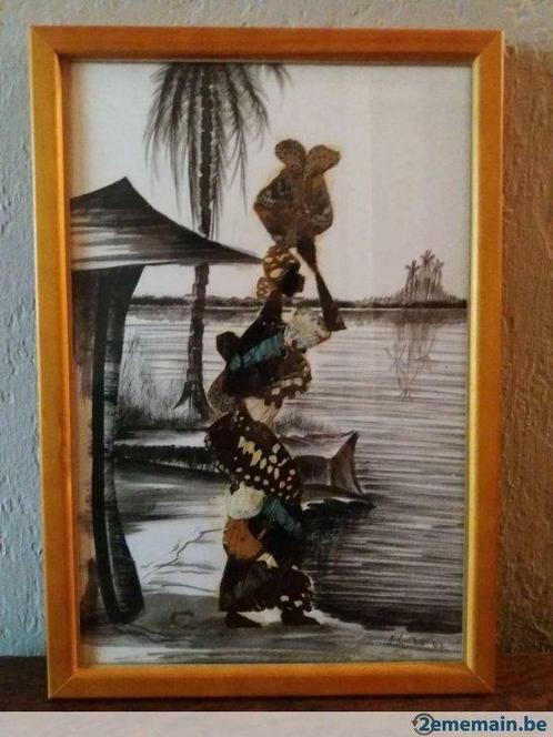 2 tableaux d'art congolais, Antiquités & Art, Art | Dessins & Photographie