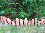 Terracotta potten, Tuin en Terras, Bloempotten, Tuin, Rond, Gebruikt, Minder dan 25 cm