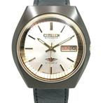 Citizen vintage Automaat/automatic herenhorloge No Seiko!, Bijoux, Sacs & Beauté, Montres | Enfants, Beige, Utilisé, Enlèvement ou Envoi