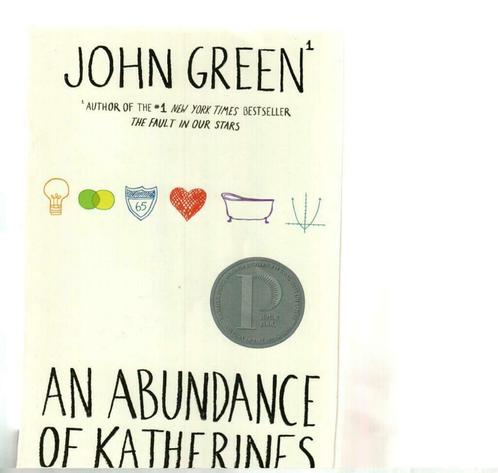 An abundance of katherines John Green 215 pages, Livres, Romans, Comme neuf, Enlèvement ou Envoi