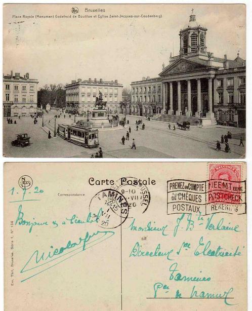 BE_Bruxelles_Bxl_lot 4_5 CPA, Collections, Cartes postales | Belgique, Non affranchie, Bruxelles (Capitale), 1920 à 1940, Enlèvement ou Envoi