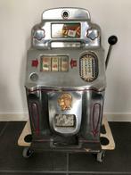Jennings jackpot indian chief 1940, Verzamelen, Automaten | Gokkasten en Fruitautomaten, Met sleutels, Overige munten, Gebruikt