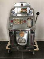 Jennings jackpot indian chief 1940, Verzamelen, Automaten | Gokkasten en Fruitautomaten, Overige munten, Ophalen, Gebruikt, Met sleutels