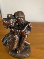 Couple d ancienne statuettes en bronze très bon état, Collections, Statues & Figurines, Comme neuf