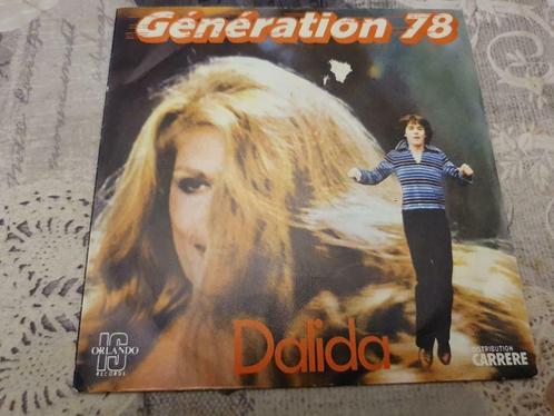 Disque vinyl 45 tours Dalida – Génération 78, CD & DVD, Vinyles | Pop, Comme neuf, 1960 à 1980, Enlèvement ou Envoi