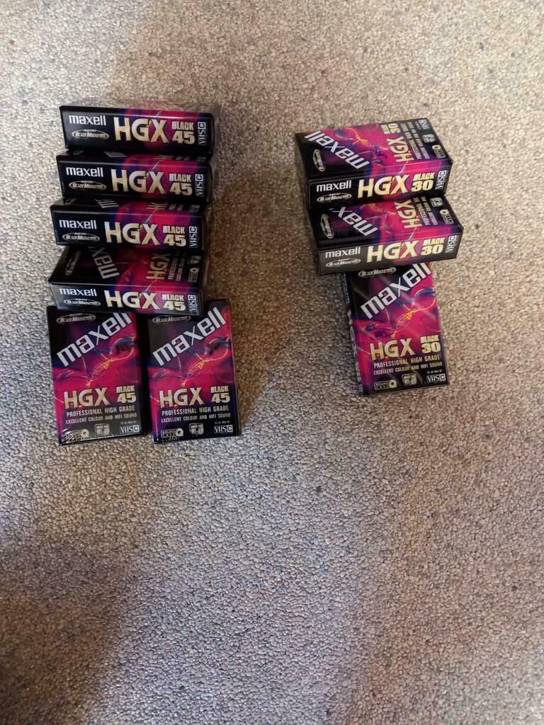 Maxell HGX black, Ophalen of Verzenden