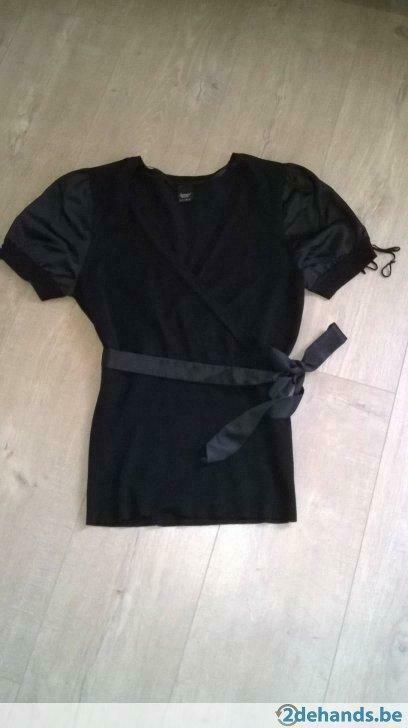 mooie zwarte blouse merk Esprit- maat M, Kleding | Dames, Blouses en Tunieken, Gedragen, Maat 38/40 (M), Zwart, Ophalen