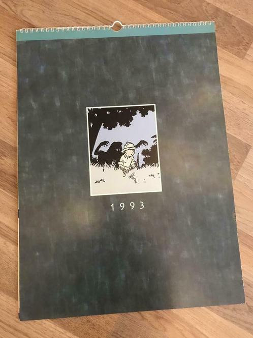 Calendrier 1993 Tintin, Divers, Agendas, Comme neuf