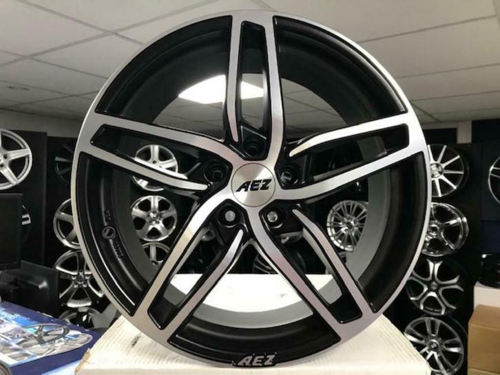 IN STOCK: NIEUWE set 18 inch 5x112 AEZ alu sport velgen, Autos : Pièces & Accessoires, Pneus & Jantes, Jante(s), Pneus été, 18 pouces