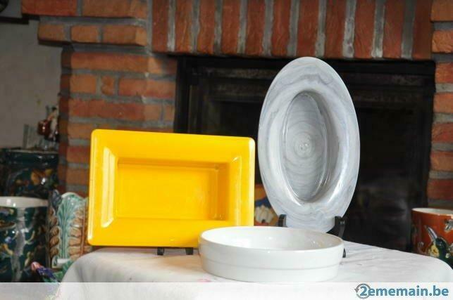 vasques faience et plastique pour montage floral, Jardin & Terrasse, Pots de fleurs, Utilisé, Enlèvement ou Envoi