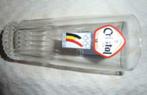 # bier glas CRISTAL ALKEN met achterdruk FRED DEBURGHRAEVE, Nieuw, Ophalen of Verzenden, Bierglas