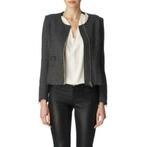 ZGAN Iro grijs tweed lurex jasje Julianne maat 2 ww €375, Verzenden, Jasje, Maat 36 (S), Grijs