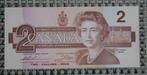 Bankbiljet 2 dollar canada 1986 unc, Setje, Ophalen of Verzenden, Overige landen
