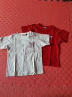 2 T-shirts van Riverwoords - Maat 4 = maat 110