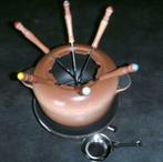 Fondueset in gietijzer + 6 vorkjes., Ophalen of Verzenden, Zo goed als nieuw