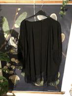 Zwarte kimono franjes fringes, Comme neuf, Taille 42/44 (L), Enlèvement ou Envoi